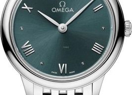 Omega De Ville 434.10.28.60.10.001 (2024) - Turquoise wijzerplaat 27mm Staal