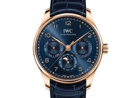 IWC Portuguese Perpetual Calendar IW344205 (2025) - Blue dial 42 mm Red Gold case