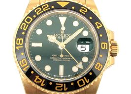 Rolex GMT-Master II 116718LN (2020) - Green dial 40 mm Yellow Gold case