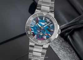 Oris Aquis Date 01 400 7790 4150-07 8 23 02PEB (Onbekend (willekeurig serienummer)) - Meerkleurig wijzerplaat 44mm Staal