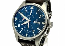 IWC Pilot Chronograph IW377714 (2020) - Blue dial 43 mm Steel case