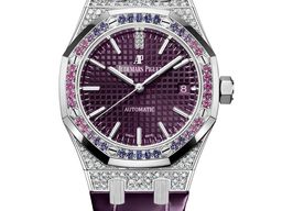 Audemars Piguet Royal Oak Lady 15452BC.ZY.D600CR.01 (2025) - Paars wijzerplaat 37mm Witgoud