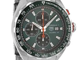 TAG Heuer Formula 1 CAZ201H.BA0876 (2024) - Groen wijzerplaat 44mm Staal