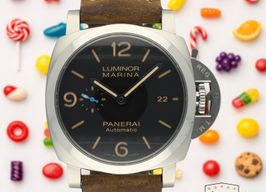 Panerai Luminor 1950 3 Days GMT Power Reserve Automatic PAM01321 (2017) - Black dial 44 mm Steel case