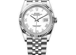 Rolex Datejust 36 126234 (2025) - Wit wijzerplaat 36mm Staal