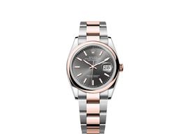 Rolex Datejust 36 126201 (2025) - Grey dial 36 mm Gold/Steel case