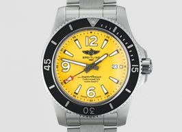 Breitling Superocean 44 A17367021I1A1 (2022) - Geel wijzerplaat 44mm Staal
