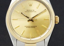 Rolex Oyster Perpetual 1005 (1988) - Goud wijzerplaat 34mm Goud/Staal