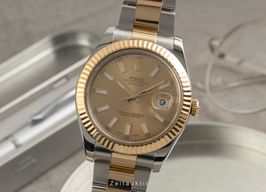 Rolex Datejust II 116333 (2010) - Gold dial 42 mm Gold/Steel case