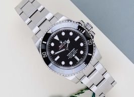 Rolex Submariner No Date 114060 (2019) - Zwart wijzerplaat 40mm Staal