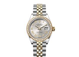 Rolex Lady-Datejust 279383RBR (2025) - Silver dial 28 mm Gold/Steel case