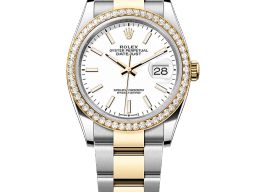 Rolex Datejust 36 126283RBR (2025) - Wit wijzerplaat 36mm Staal