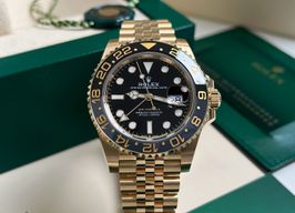 Rolex GMT-Master II 126718GRNR (2024) - Black dial 40 mm Yellow Gold case