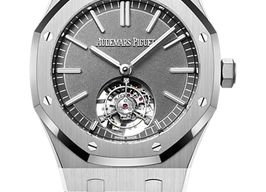 Audemars Piguet Royal Oak Tourbillon 26530TI.OO.1220TI.01 (2022) - Grey dial 41 mm Titanium case