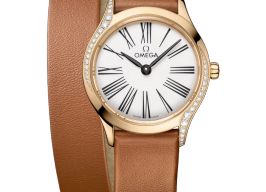 Omega De Ville Trésor 428.57.26.60.04.005 (2025) - Wit wijzerplaat 26mm Geelgoud