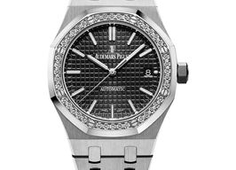 Audemars Piguet Royal Oak Lady 15451ST.ZZ.1256ST.01 (2025) - Zwart wijzerplaat 37mm Staal