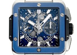 Hublot Square Bang 821.NL.5170.RX (2025) - Transparent dial 42 mm Titanium case