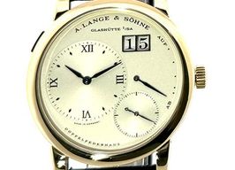 A. Lange & Söhne Lange 1 101.022 (1998) - Silver dial 39 mm Yellow Gold case