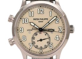 Patek Philippe Calatrava 5524G-010 (2026) - Beige dial 42 mm White Gold case