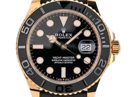 Rolex Yacht-Master 42 226658 (2022) - Zwart wijzerplaat 42mm Geelgoud