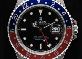 Rolex GMT-Master II 16710 (1993) - Zwart wijzerplaat 40mm Staal