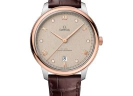 Omega De Ville 434.23.40.20.59.001 (2025) - Beige wijzerplaat 40mm Goud/Staal