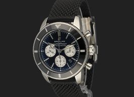 Breitling Superocean Heritage II Chronograph AB0162121B1S1 (2019) - Zwart wijzerplaat 44mm Staal