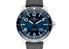 Glashütte Original SeaQ Panoramadatum 1-36-13-02-81-06 (2022) - Blauw wijzerplaat 44mm Staal