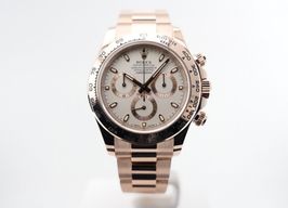 Rolex Daytona 116505 (Unknown (random serial)) - White dial 40 mm Rose Gold case