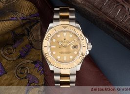 Rolex Yacht-Master 40 16623 (Unknown (random serial)) - Champagne dial 40 mm Gold/Steel case