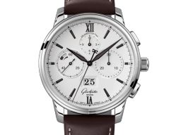 Glashütte Original Senator Chronograph Panorama Date 1-37-01-05-02-35 (2026) - Silver dial 42 mm Steel case