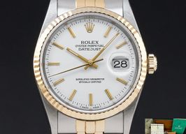 Rolex Datejust 36 16233 (1991) - White dial 36 mm Gold/Steel case