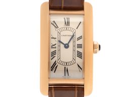 Cartier Tank Américaine WGTA0133 (2025) - Silver dial Rose Gold case