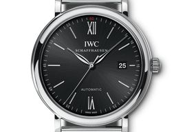 IWC Portofino Automatic IW356506 (2024) - Zwart wijzerplaat 40mm Staal