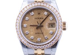 Rolex Lady-Datejust 179383 (2011) - Champagne dial 26 mm Gold/Steel case