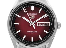 TAG Heuer Carrera WDA2113.BA0043 (2025) - Rood wijzerplaat 41mm Staal