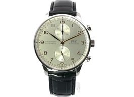 IWC Portuguese Chronograph IW371604 (2024) - Silver dial 41 mm Steel case