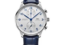 IWC Portuguese Chronograph IW371605 (2025) - Silver dial 41 mm Steel case