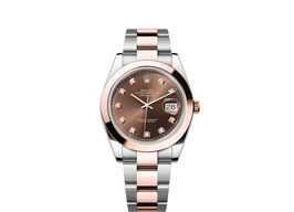 Rolex Datejust 41 126301 (2025) - Brown dial 41 mm Gold/Steel case