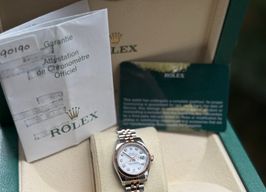 Rolex Lady-Datejust 179171 (2006) - Wit wijzerplaat 26mm Goud/Staal