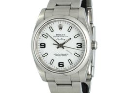 Rolex Oyster Perpetual 34 114200 (2013) - Wit wijzerplaat 34mm Staal