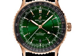 Breitling Navitimer GMT R32310251L1P1 (2024) - Green dial 41 mm Red Gold case