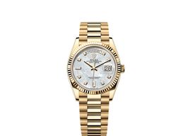 Rolex Day-Date 36 128238 (2025) - Parelmoer wijzerplaat 36mm Geelgoud