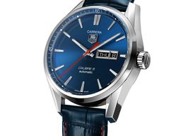 TAG Heuer Carrera Calibre 5 WAR201P.FC6485 (2025) - Blue dial 41 mm Steel case