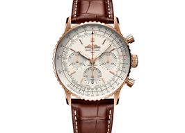 Breitling Navitimer RB0139211G1P1 (2025) - Zilver wijzerplaat 41mm Roodgoud