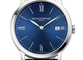 Baume & Mercier Classima M0A10324 (2023) - Blauw wijzerplaat 40mm Staal