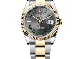 Rolex Datejust 36 126233 (2025) - Grijs wijzerplaat 36mm Goud/Staal