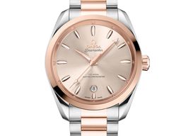 Omega Seamaster Aqua Terra 220.20.38.20.09.001 (2025) - Roze wijzerplaat 38mm Goud/Staal