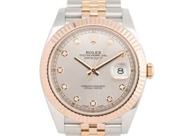 Rolex Datejust 41 126331 (2017) - Zilver wijzerplaat 41mm Goud/Staal