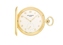 Patek Philippe Pocket watch 980J-011 (2025) - Silver dial 48 mm Yellow Gold case